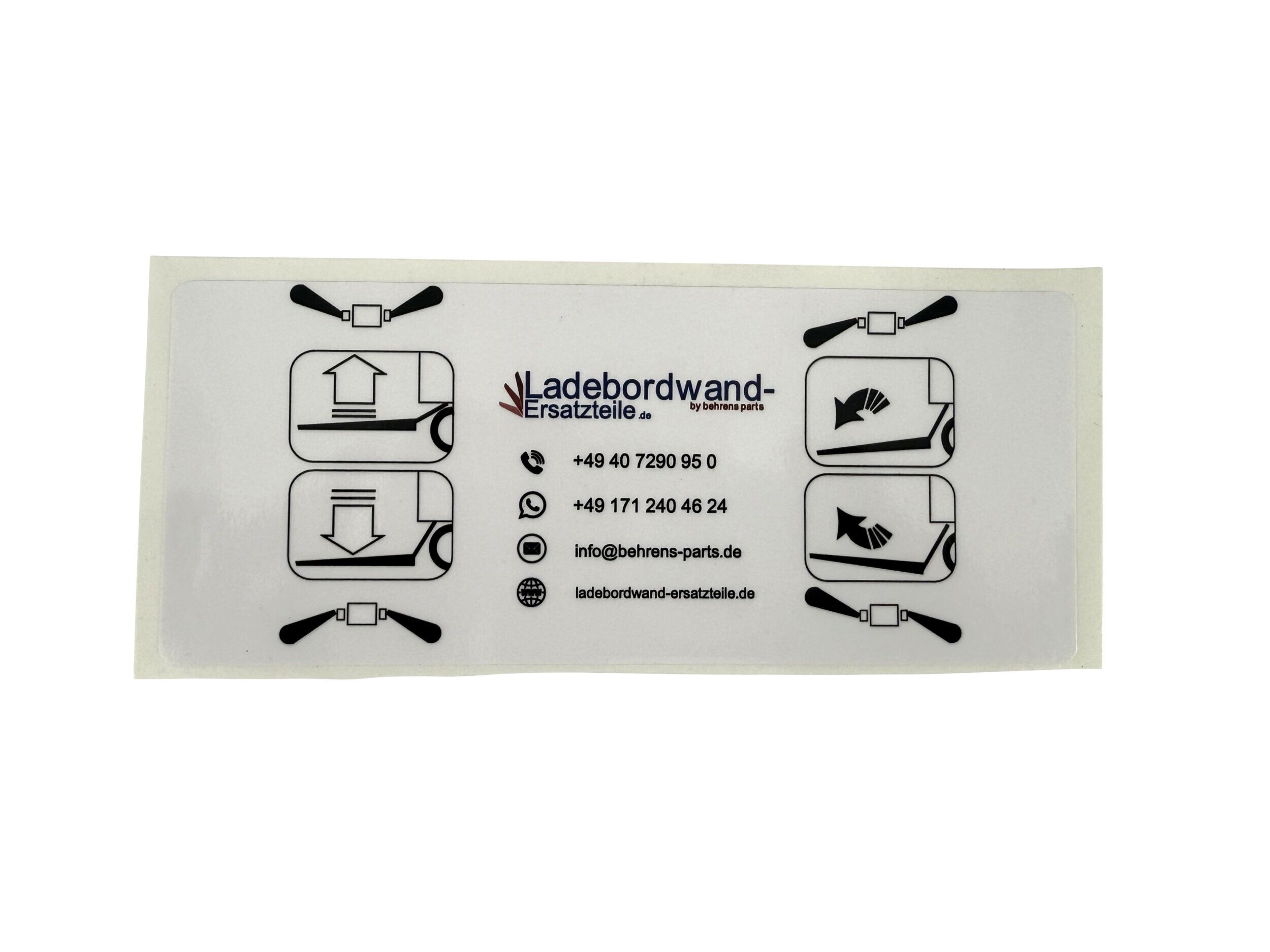 Bedienschild Bär Cargolift Bc E00267