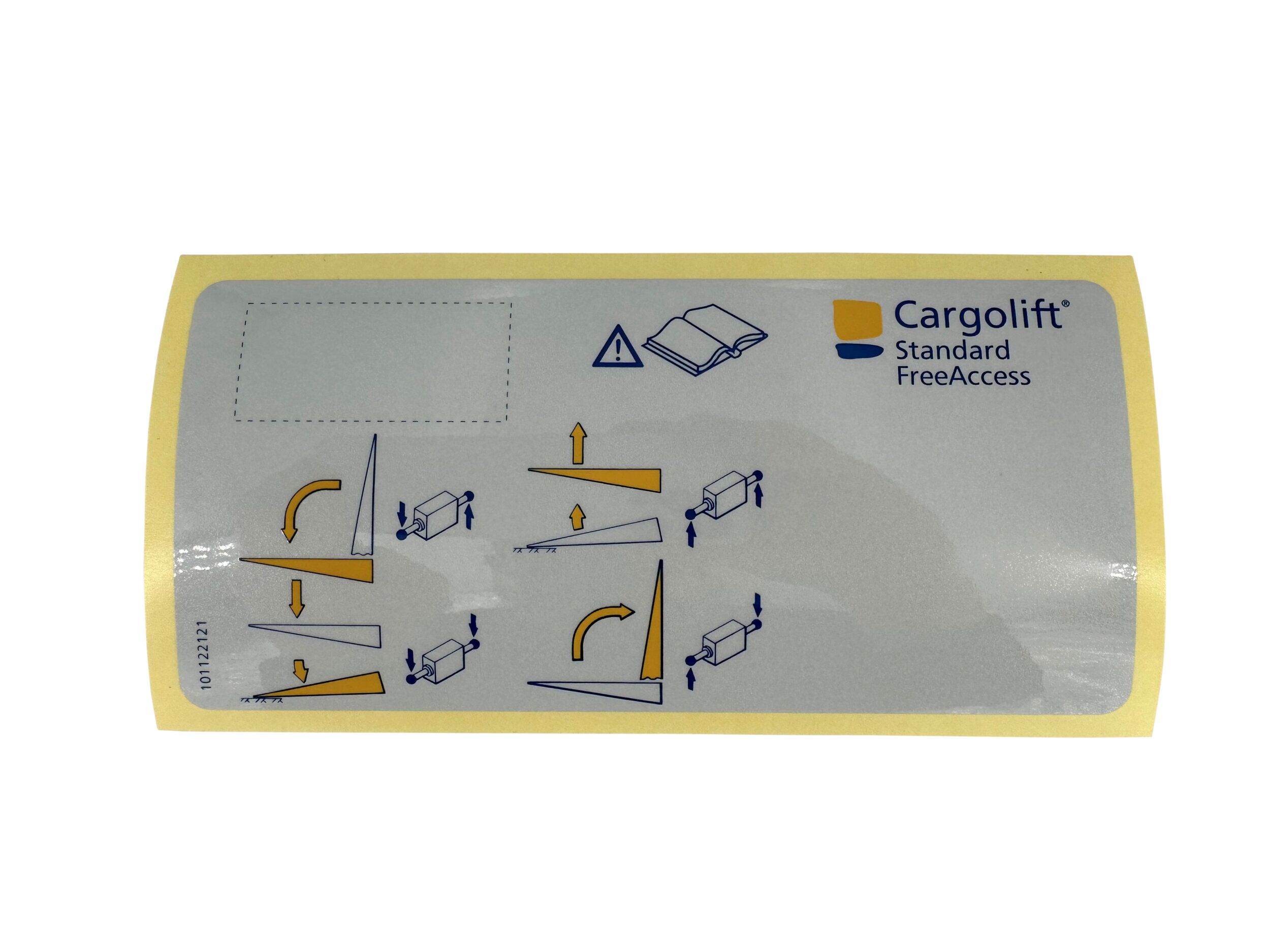 Bedienschild Bär Cargolift Bc K00552 101122121