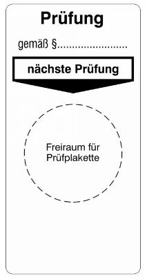Uvv Trägerplakette Uvv Trägerplakette